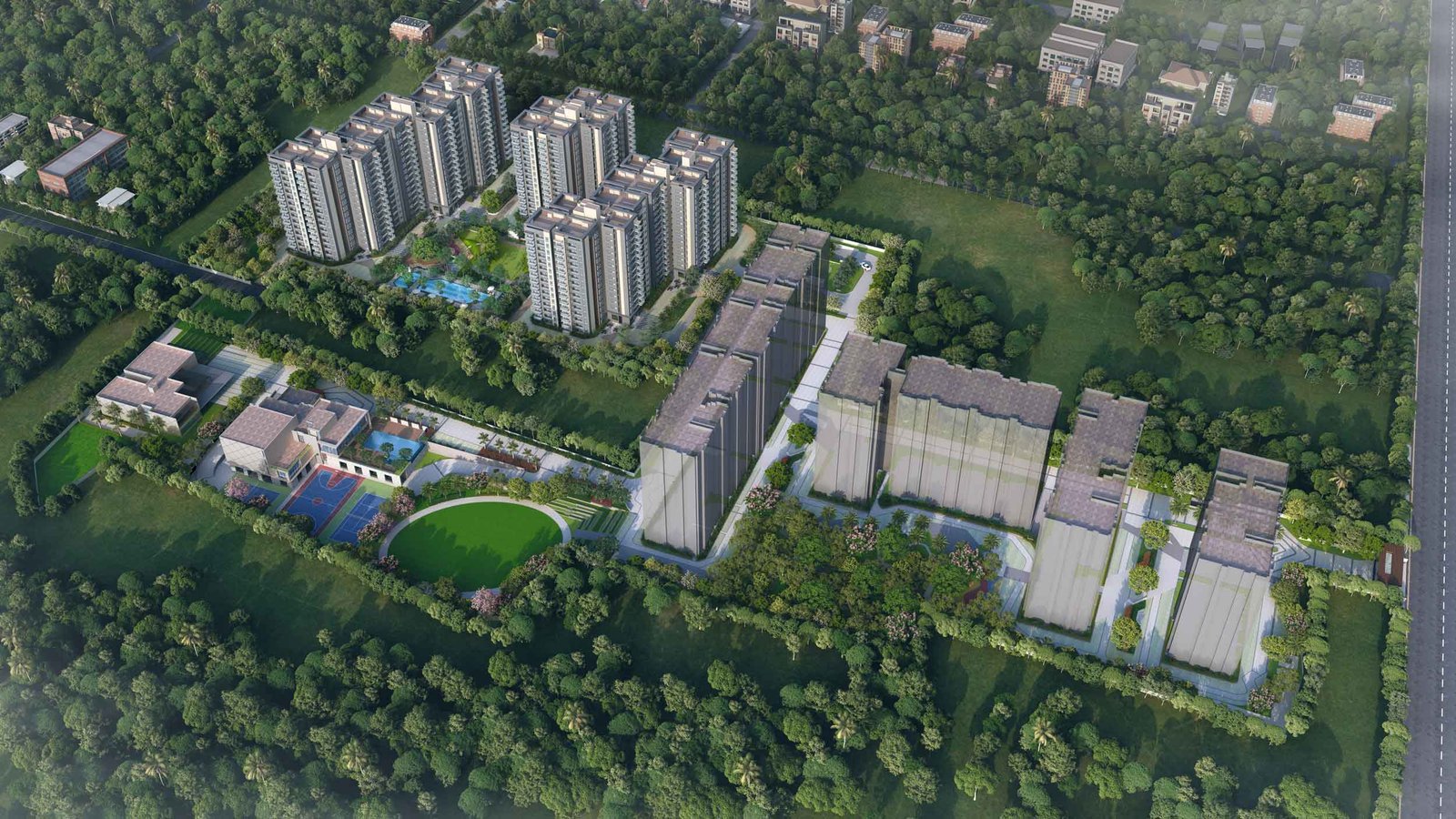 Aerial Day View A
